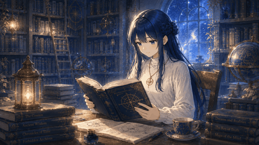 禁書図書館で古書を読み解くSeaCretのナビゲーター・セフィラ