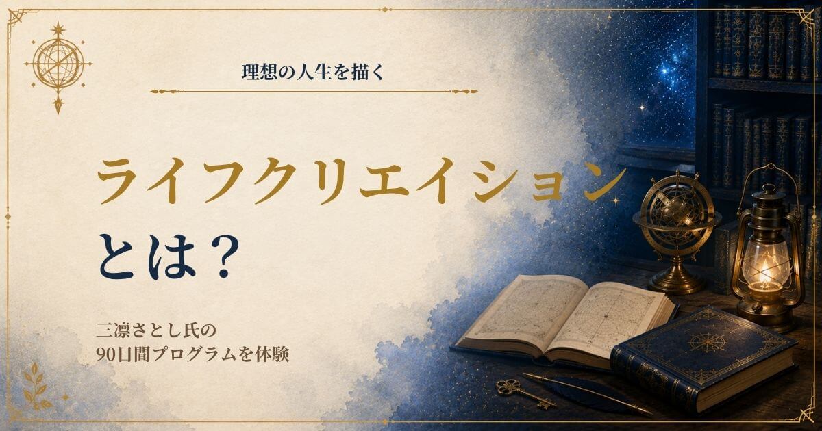 三凛さとしのライフクリエイションプログラム90日間の受講体験レビュー画像